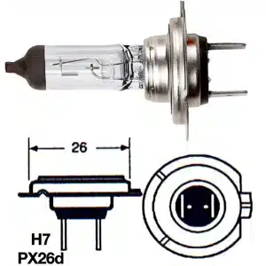 HALOGEN HEADLAMP BULB