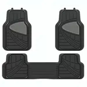STREETWIZE DELUXE RUBBER CAR MAT SET (1)